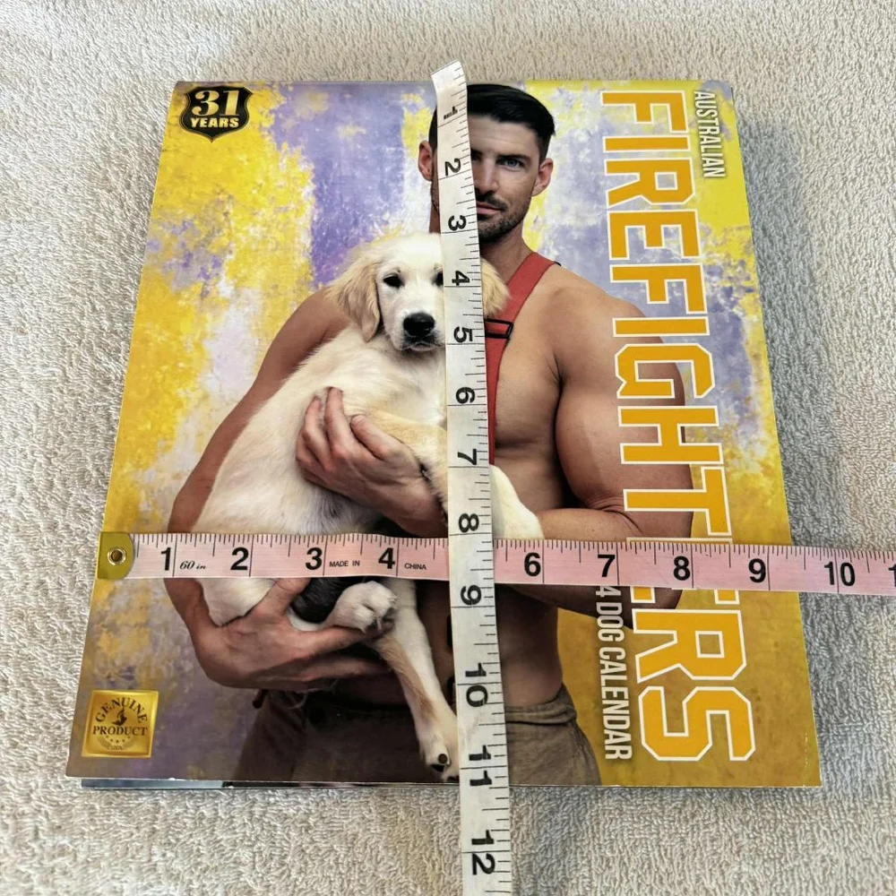 Australian Firefighters 2024 Dog Calendar Multicolor